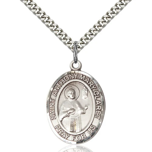 Sterling Silver St. Anthony Mary Claret Pendant