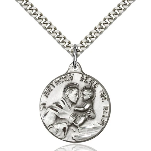 Sterling Silver St. Anthony Pendant - 2508718