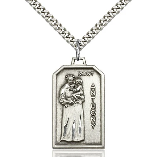Sterling Silver St. Anthony Pendant - 2508722