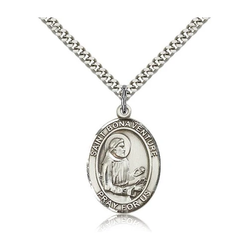 Sterling Silver St. Bonaventure Pendant w/ chain