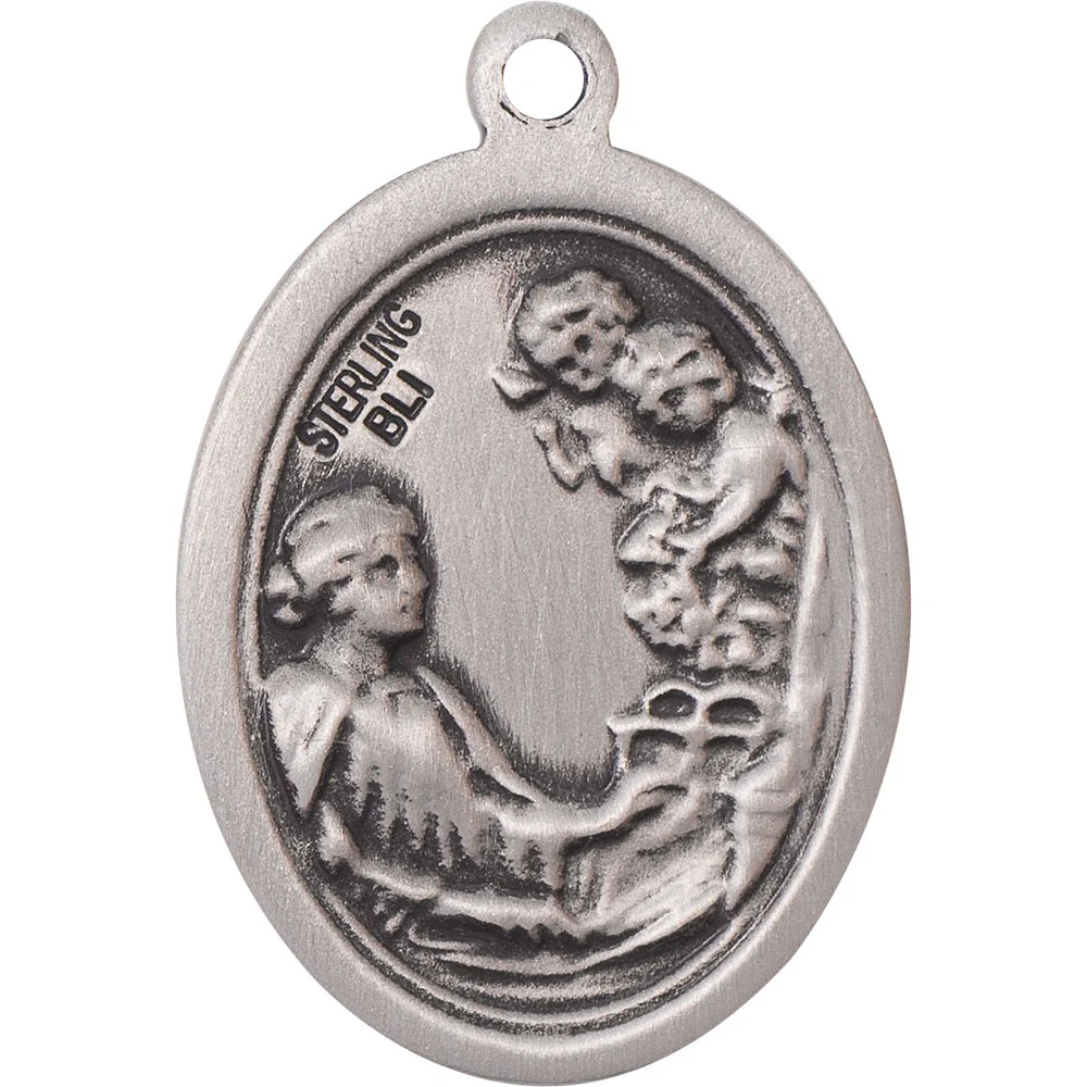 Sterling Silver St. Cecilia / Marching Band Pendant - Image 2