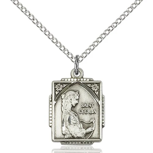 Sterling Silver St. Cecilia Pendant - 2508815