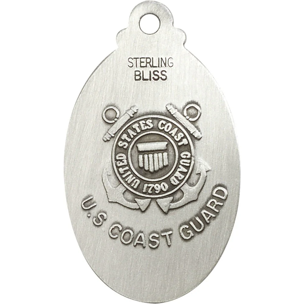 Sterling Silver St. Christopher Pendant / Coast Guard - 2509545 - Image 2