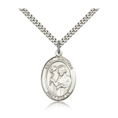 Sterling Silver St. Dunstan Pendant w/ chain