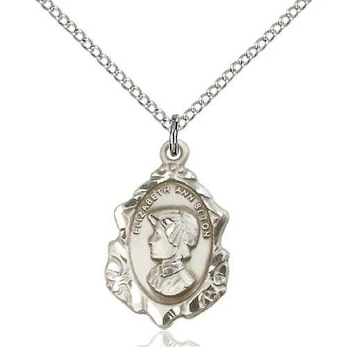 Sterling Silver St. Elizabeth Ann Seton Pendant - 2508690