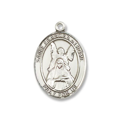 Sterling Silver St. Frances of Rome Pendant w/ Chain