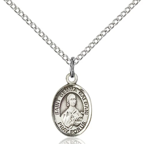 Sterling Silver St. Gemma Galgani Petite Pendant