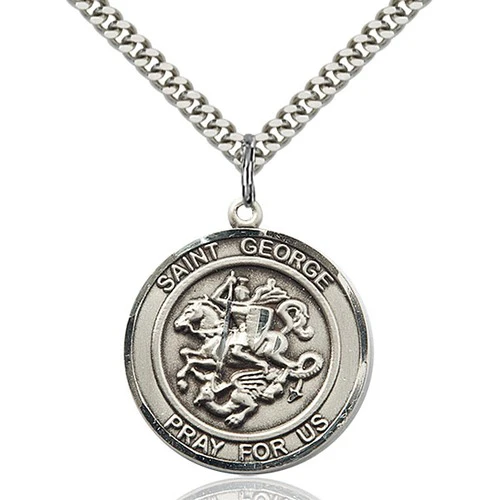 Sterling Silver St. George Pendant - 2507972