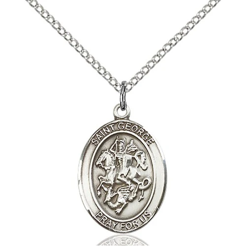 Sterling Silver St. George Pendant - 2507975