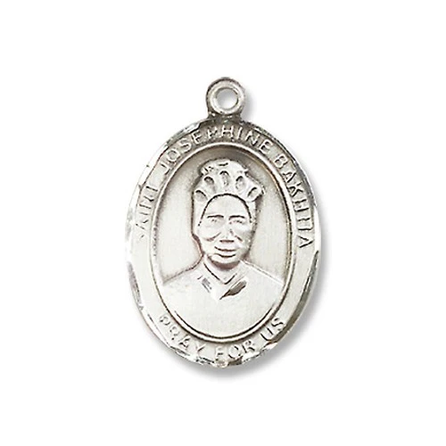Sterling Silver St. Josephine Bakhita Pendant w/ Chain