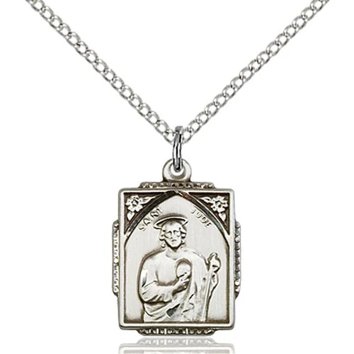 Sterling Silver St. Jude Pendant - 2508296