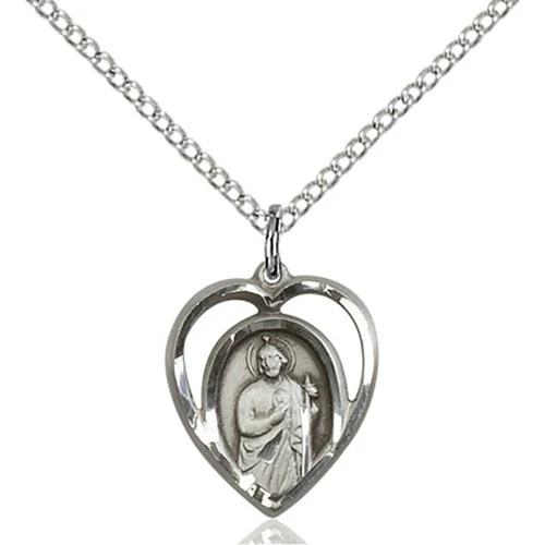 Sterling Silver St. Jude Pendant - 2508310