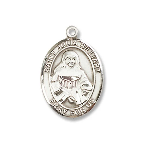 Sterling Silver St. Julia Billiart Pendant w/ Chain