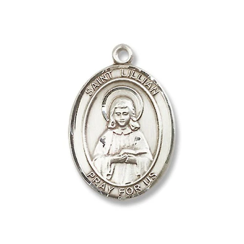 Sterling Silver St. Lillian Pendant w/ Chain