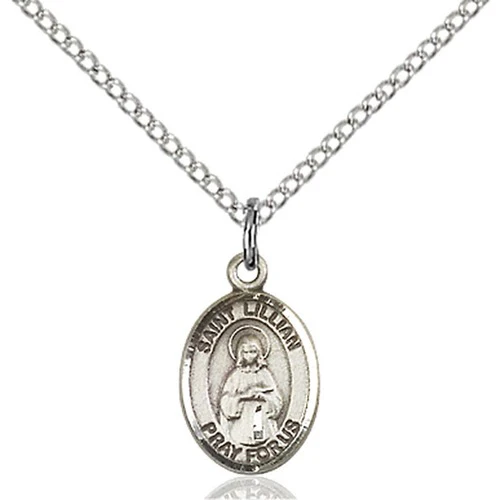 Sterling Silver St. Lillian Petite Pendant