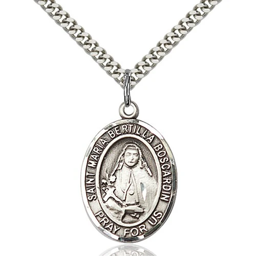 Sterling Silver St. Maria Bertilla Boscardin Pendant