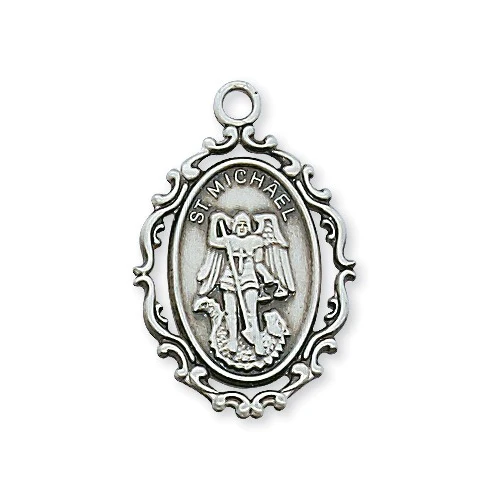 Sterling Silver St. Michael Pendant - 2600302