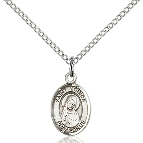 Sterling Silver St. Monica Petite Pendant