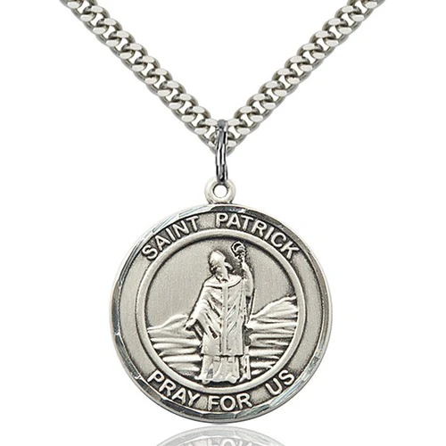 Sterling Silver St. Patrick Pendant - 2509255