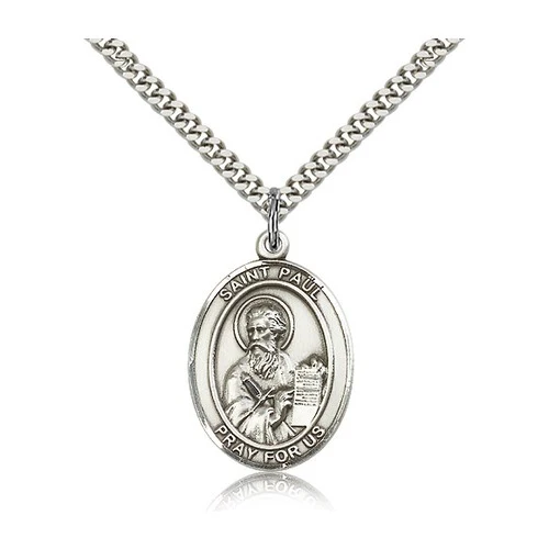Sterling Silver St. Paul the Apostle Pendant w/ chain