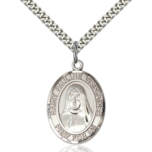 Sterling Silver St. Pauline Visintainer Pendant
