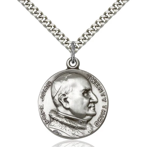Sterling Silver St. Pope John XXIII Pendant