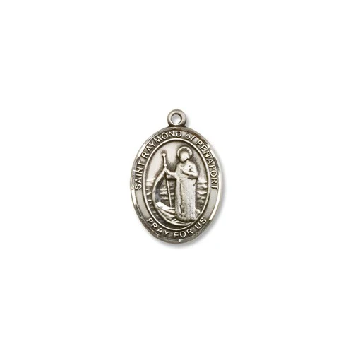Sterling Silver St. Raymond of Penafort Pendant w/ chain