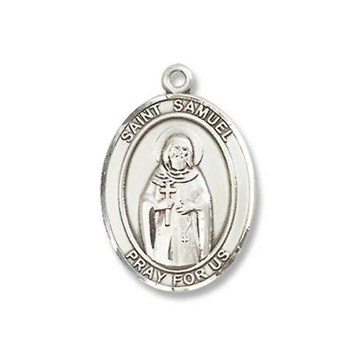 Sterling Silver St. Samuel Pendant w/ Chain