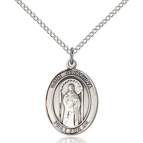 Sterling Silver St. Seraphina Pendant