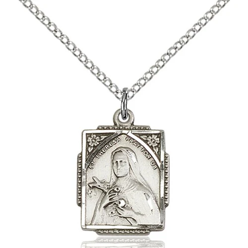 Sterling Silver St. Theresa of Lisieux Pendant w/ Chain - 2508497