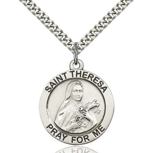 Sterling Silver St. Theresa of Lisieux Pendant w/ Chain - 2508509