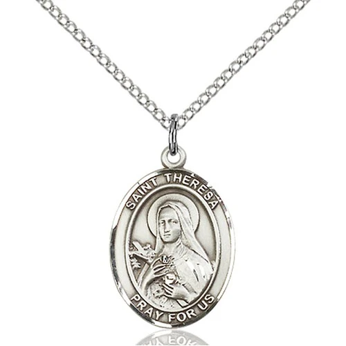 Sterling Silver St. Theresa of Lisieux Pendant w/ Chain - 2508519