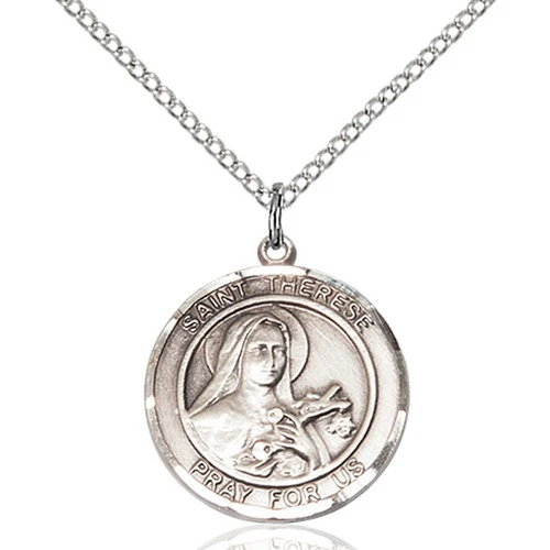 Sterling Silver St. Therese of Lisieux Pendant - 2507905