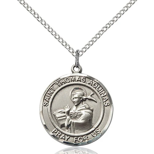Sterling Silver St. Thomas Aquinas Pendant - 2508112