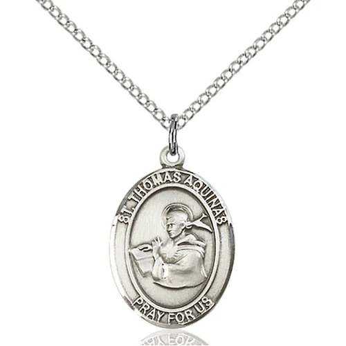 Sterling Silver St. Thomas Aquinas Pendant - 2508113