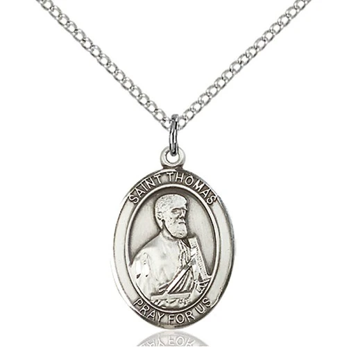 Sterling Silver St. Thomas the Apostle Pendant