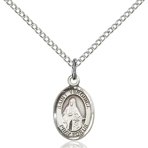 Sterling Silver St. Veronica Petite Pendant