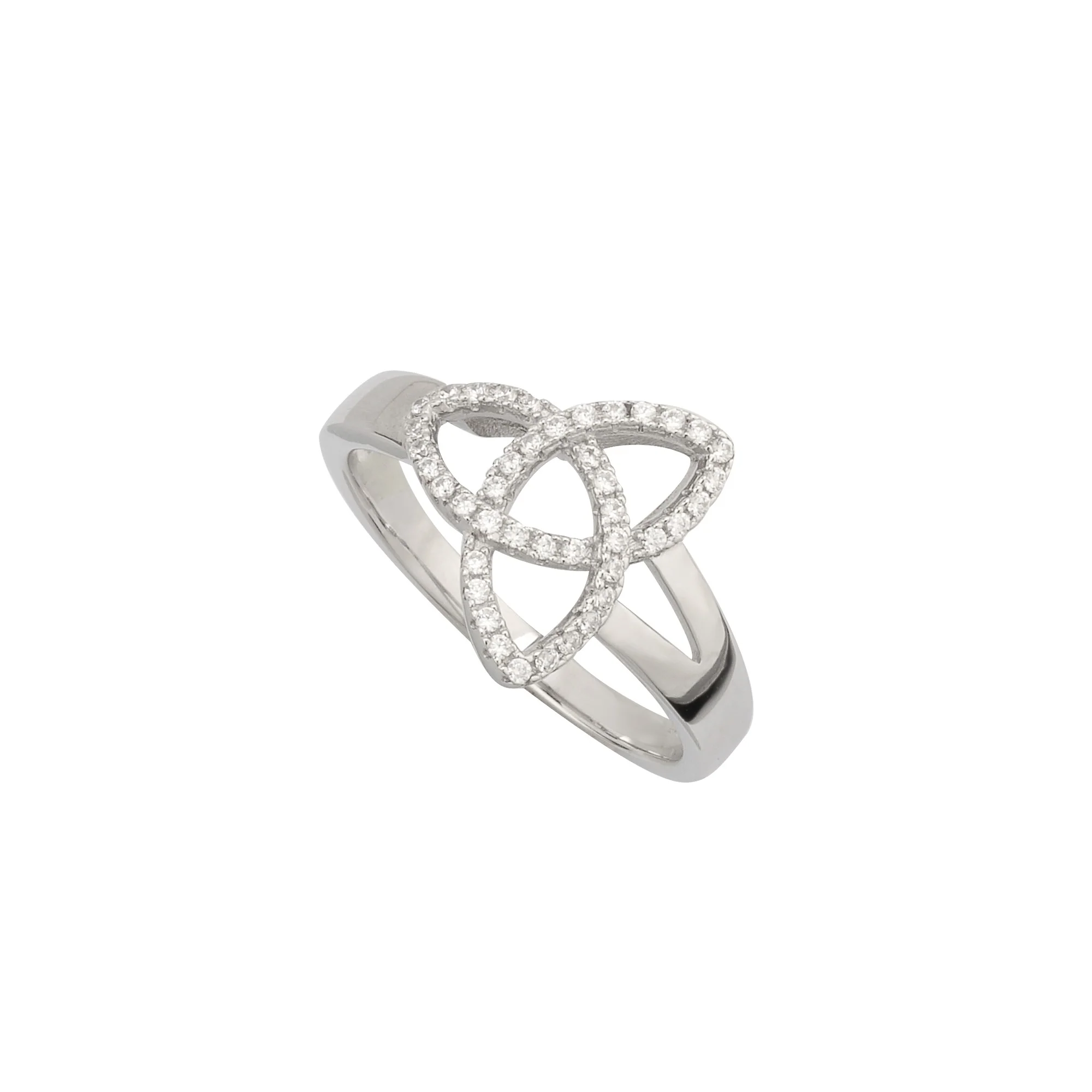 Sterling Silver Trinity Knot Ring - Image 2