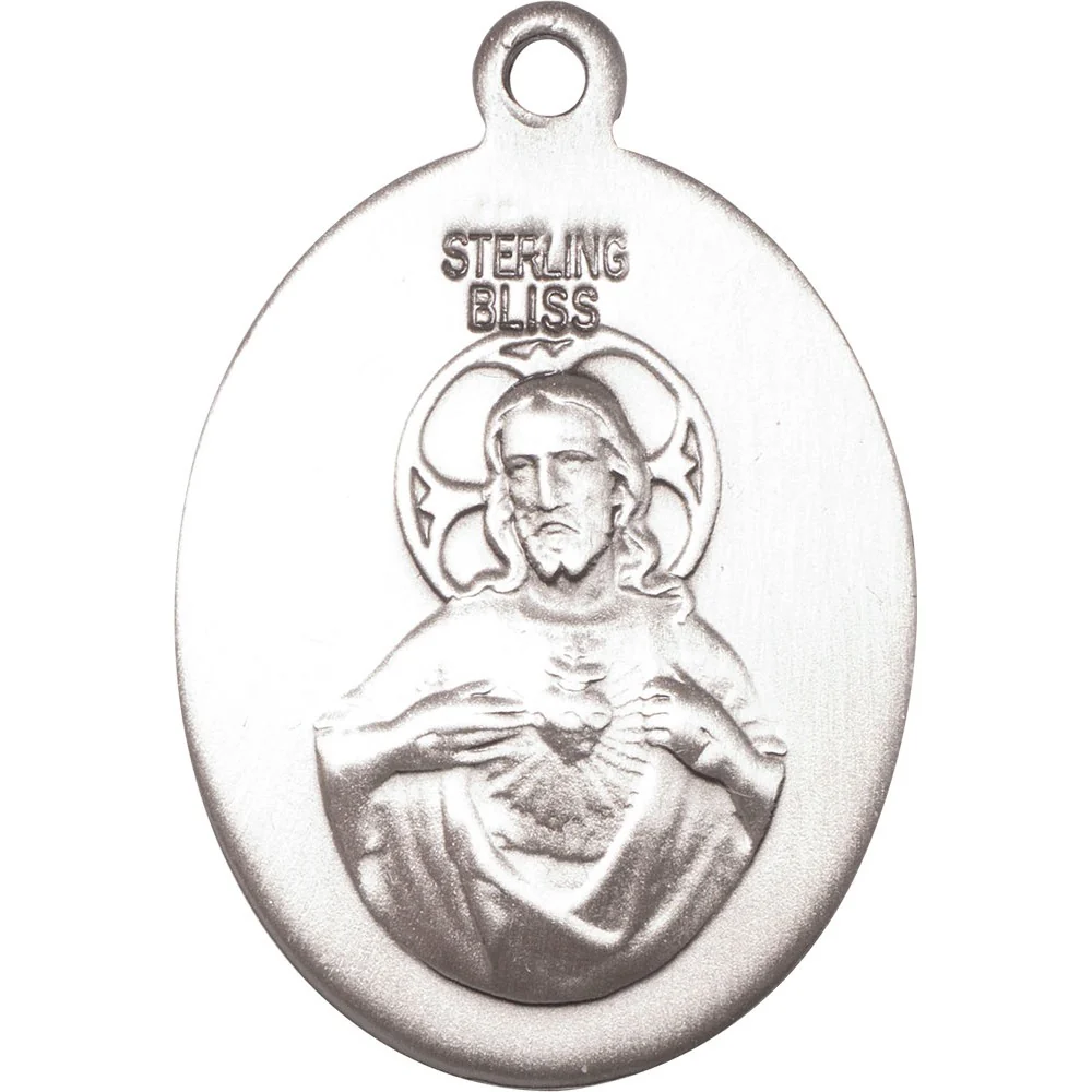 Sterling Silver Virgen del Carmen Pendant - Image 2
