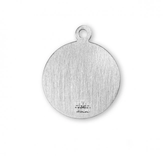 Sterling St. Leo the Great Medal Necklace - 20" Chain - Image 3