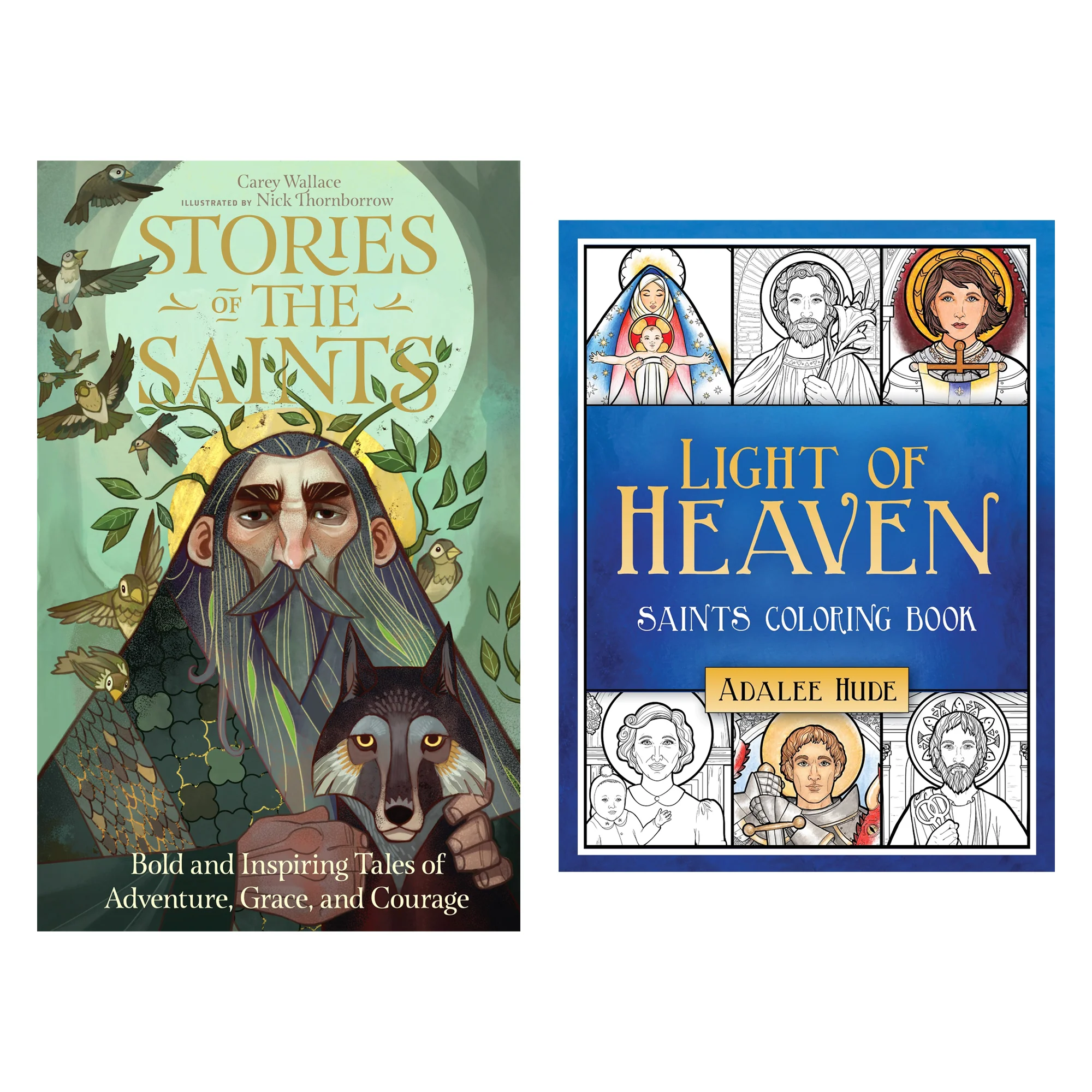 Stories of the Saints & Light of Heaven Saints Coloring Book (2 Book Set) - Image 2