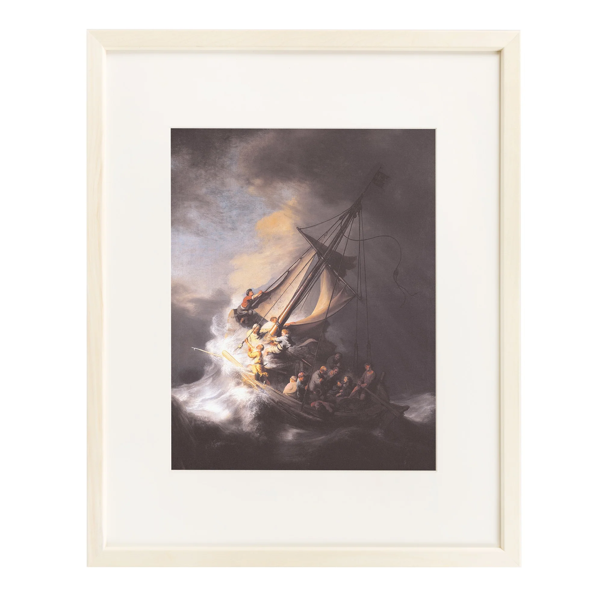 Storm on the Sea of Galilee Large Framed Print - Image 2