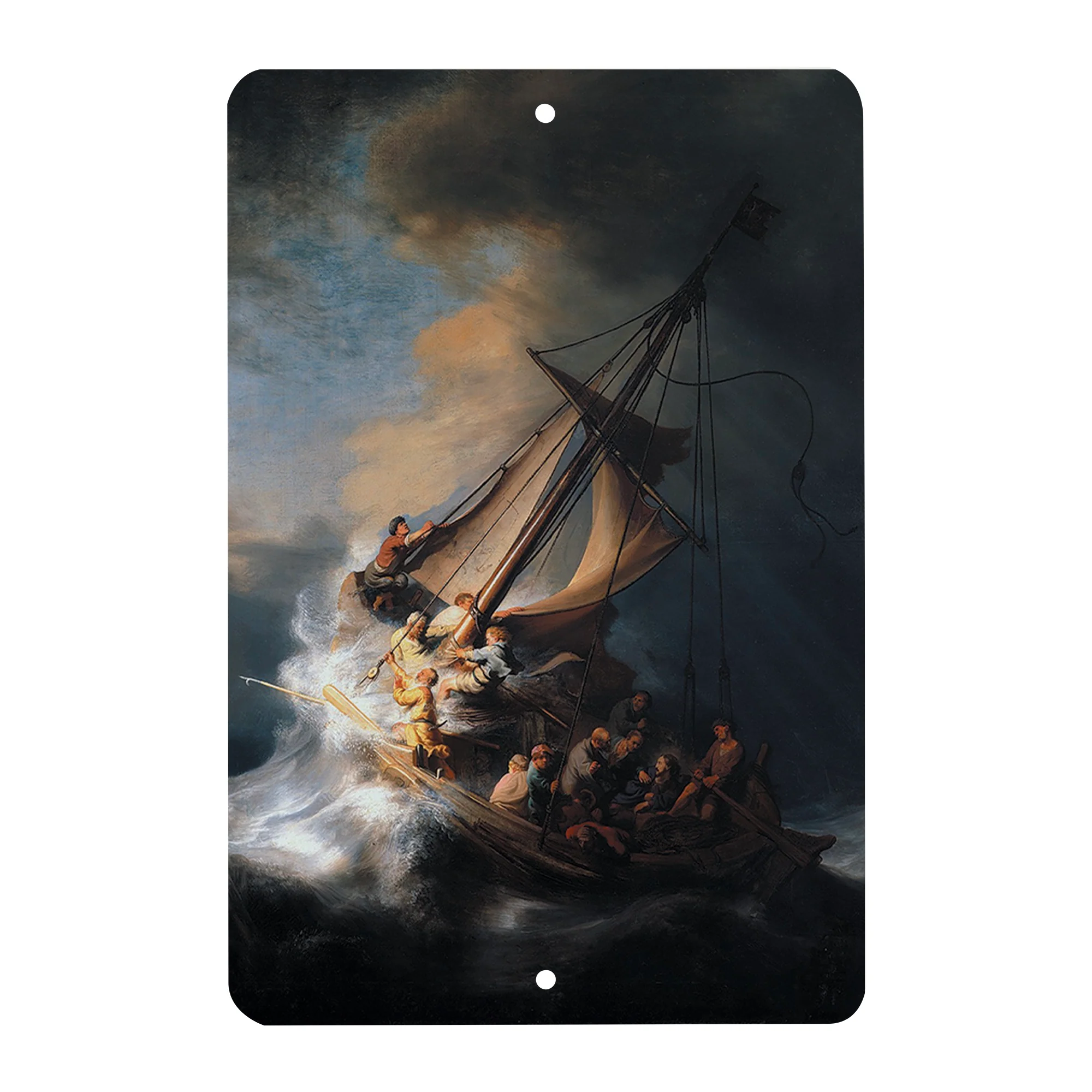 Storm on the Sea of Galilee Tin Sign - Image 2
