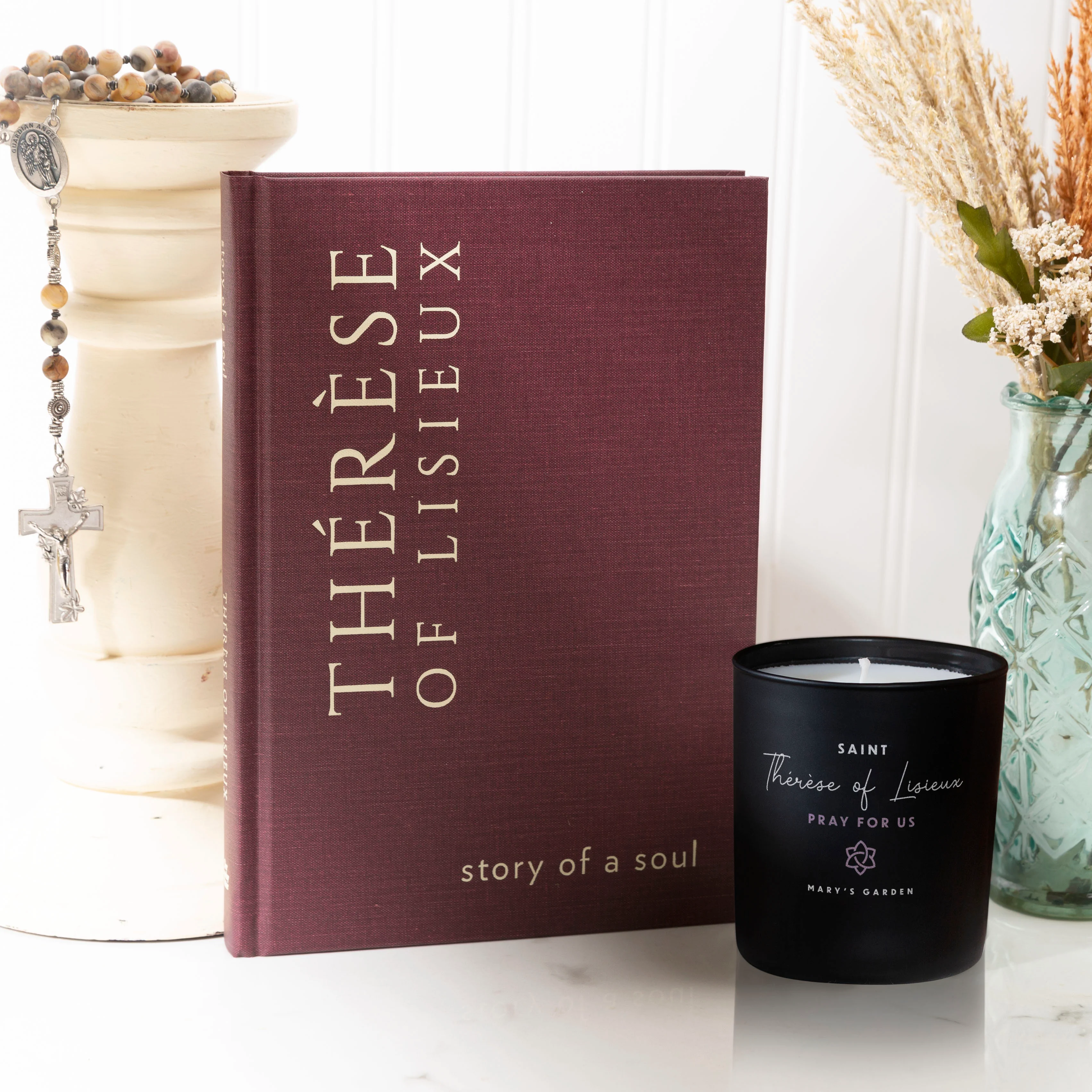 Story of a Soul & St. Therese of Lisieux Scented Candle Gift Set