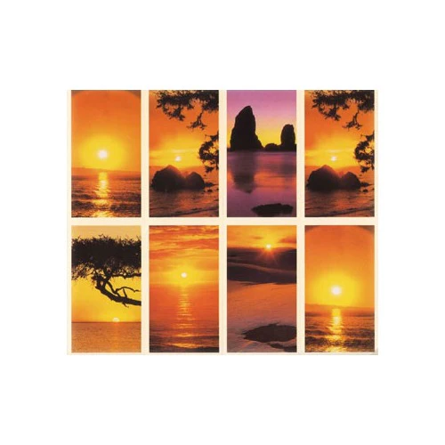 Laminated Sunset Personalized Prayer Card (Priced Per Card)