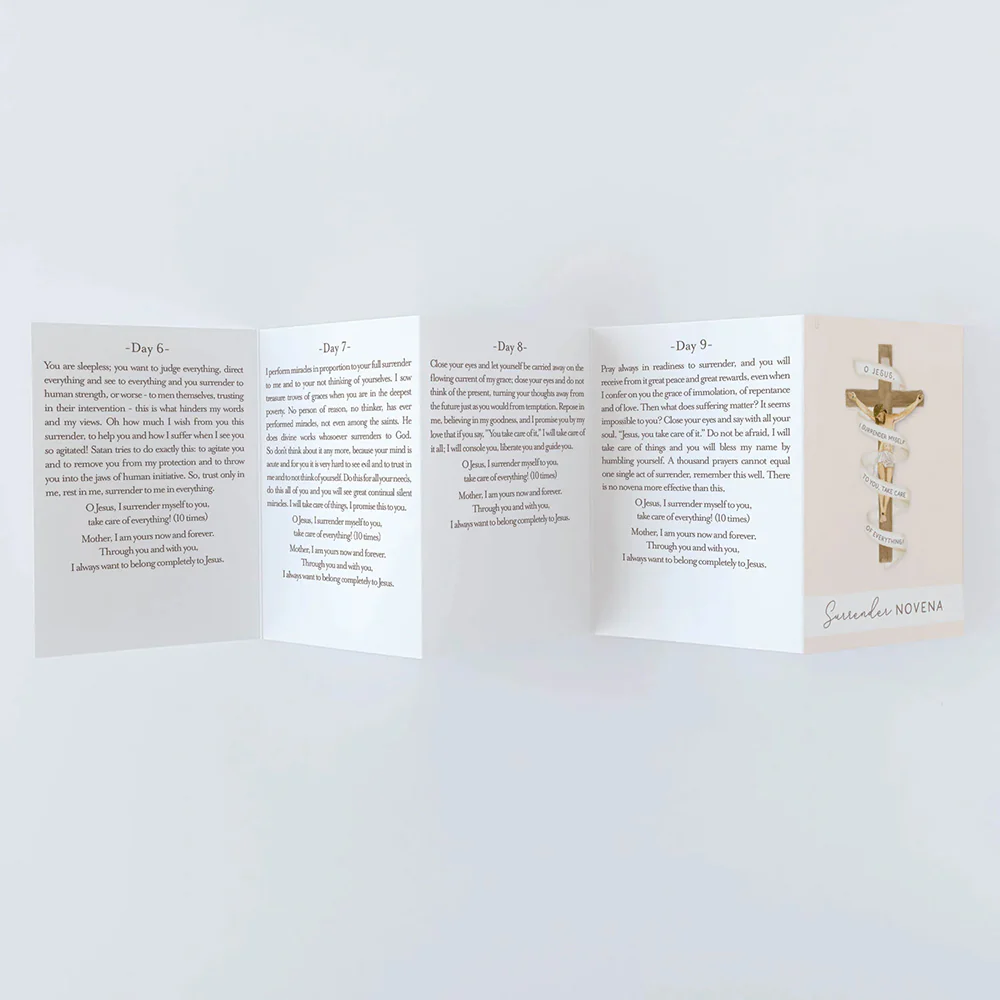 Surrender Novena Folded Prayer Card - Image 3