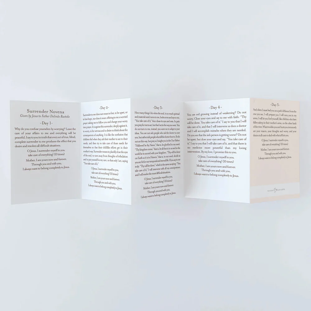 Surrender Novena Folded Prayer Card - Image 4