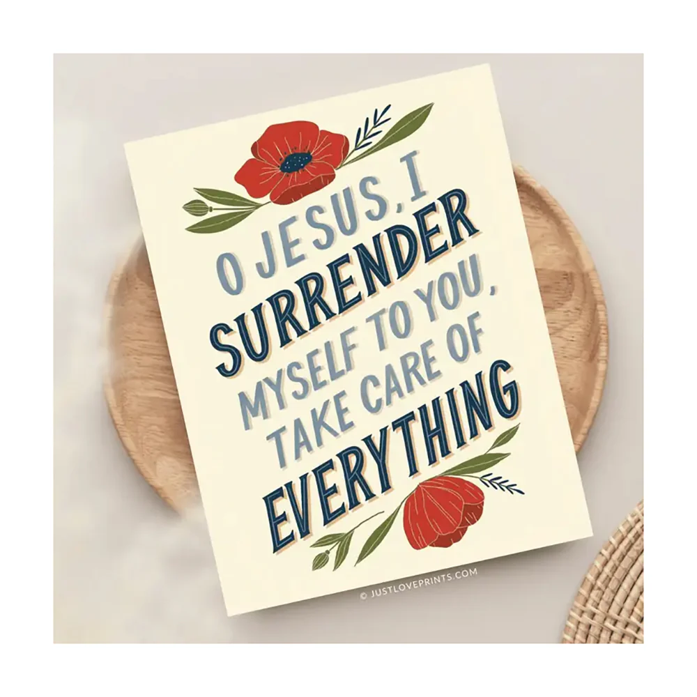 Surrender to Jesus Greeting Card