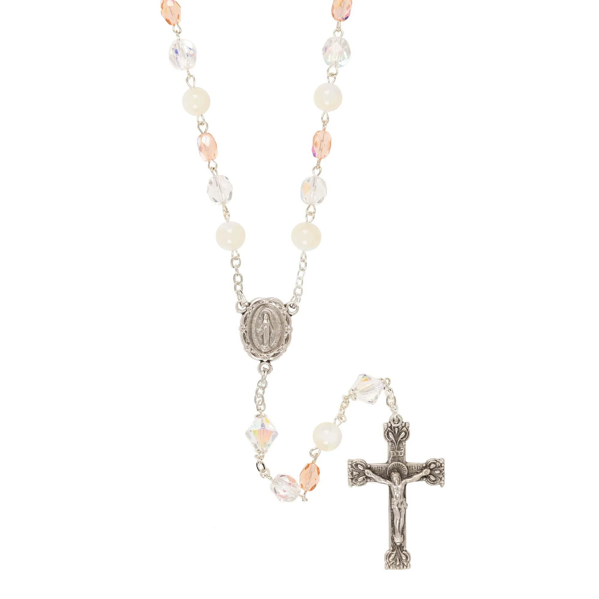Swarovski & Mother of Pearl Rosary - Image 2