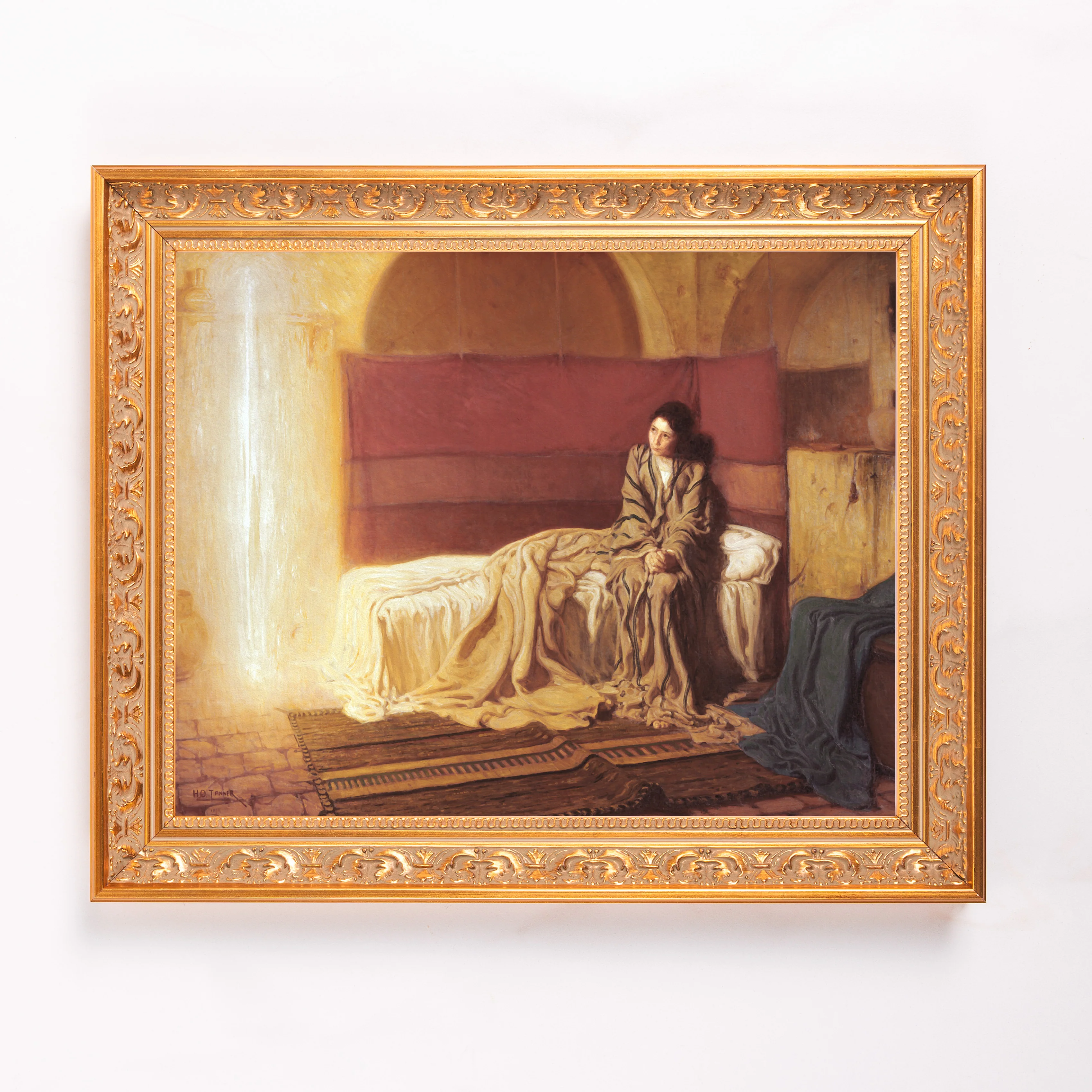 Tanner Annunciation Framed Canvas - Sacred Classics Collection - Image 2